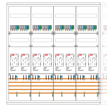 Preview: Zählerschrank 12 Zähler, Verteiler, APZ | eHZ | SCHIEGL (links)